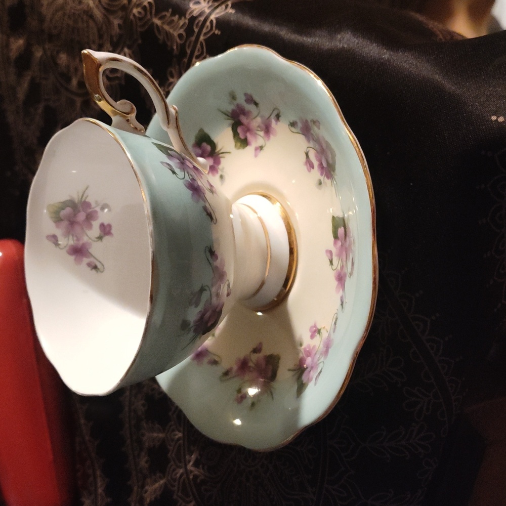 Royal standard bone china teacup and saucer